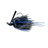 Black and Blue Wire Tied Skipping Jig