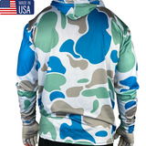 Performance Hooded Sun Shirt - Duck Camo