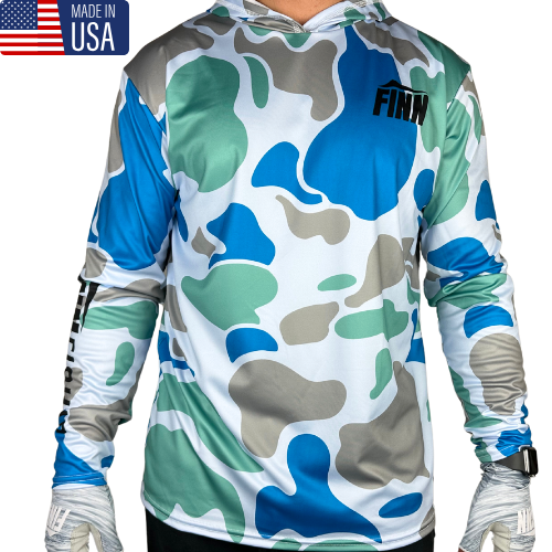 Performance Hooded Sun Shirt - Duck Camo