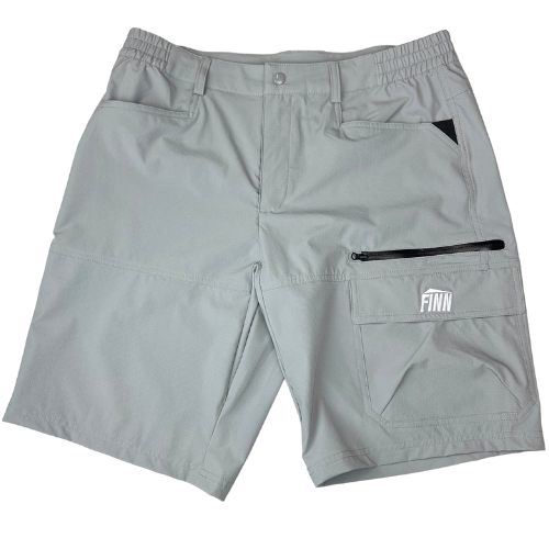 Finn Fishing Duck Shorts - Light Gray