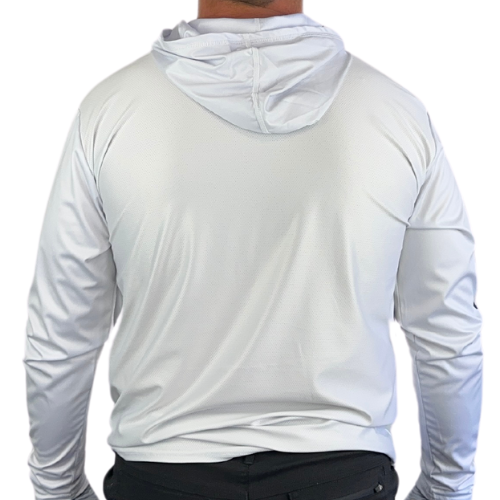 Performance Hooded Sun Shirt - Solid Light Gray